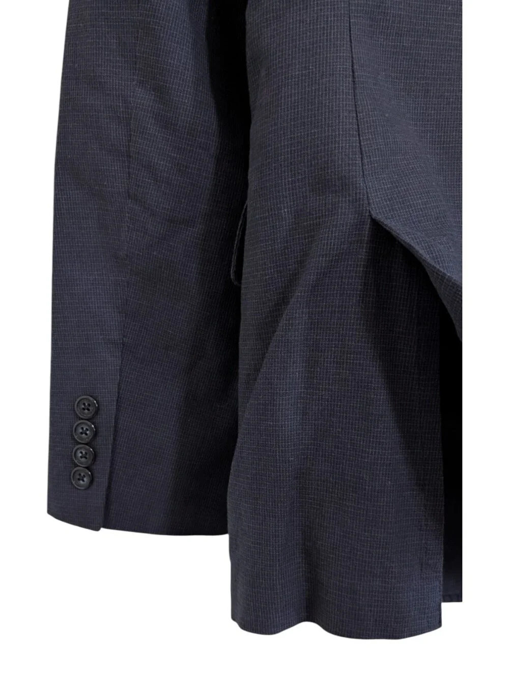J.Crew Ludlow Blazer 40R Navy Cotton Linen Somelos Woven in Portugal